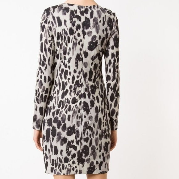 NWOT Nicole Miller Cheetah Print Long Sleeve Dress - Picture 6 of 11